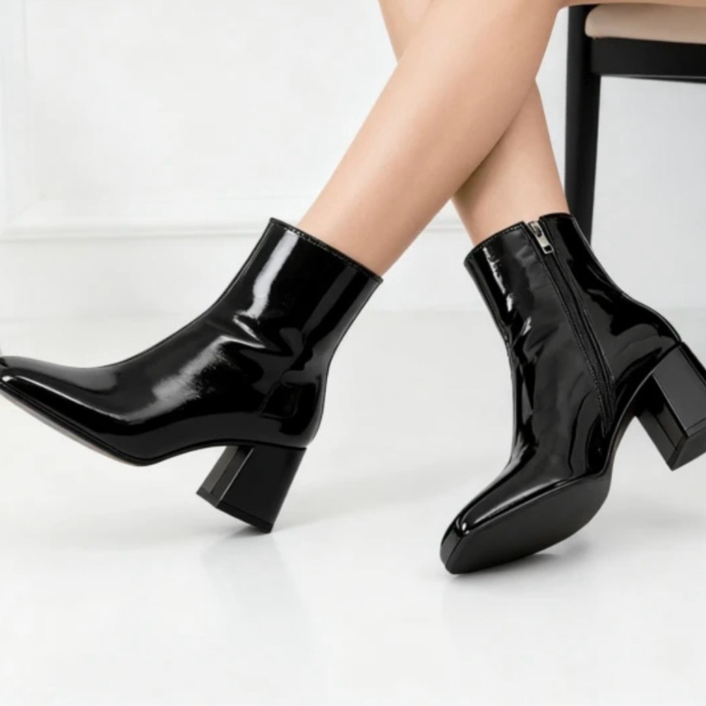 Shein Heeled Black Boots